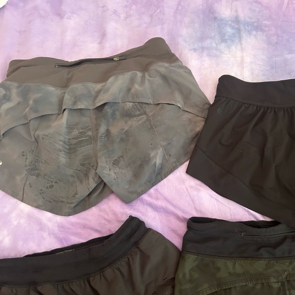 Lululemon Speed up Shorts - size 4 & 6 camo grey black - Picture 3 of 8